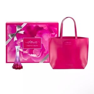NWT Christian Siriano Silhouettte in bloom
Perfume and tote